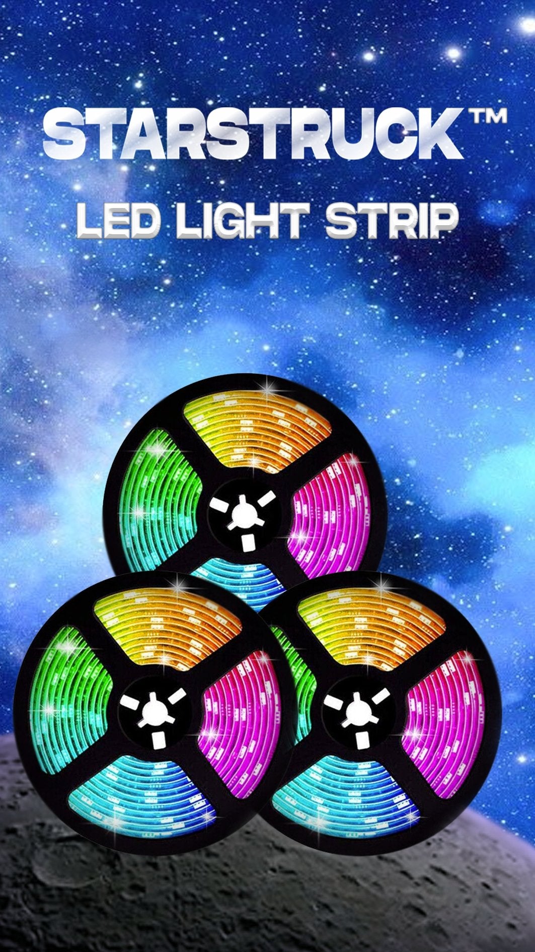 STARSTRUCK™ BLUETOOTH LED LIGHT STRIP | Starstruck Leds