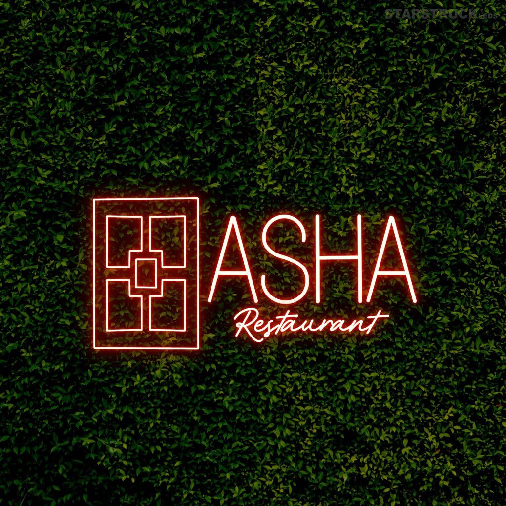 ASHA Restaurant Custom Neon - Starstruck Leds