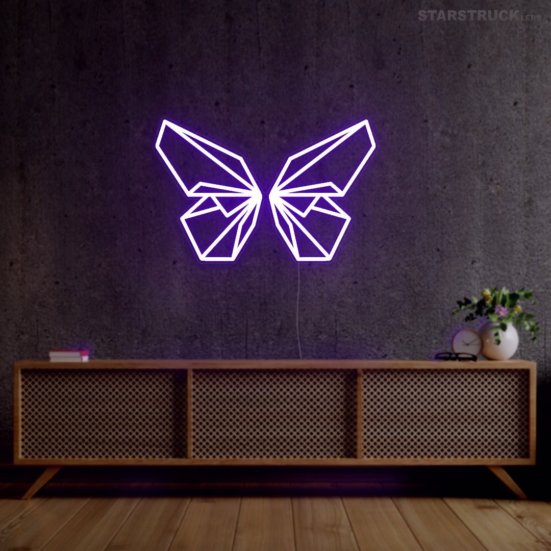 Oragami Butterfly - Neon Sign - Starstruck Leds