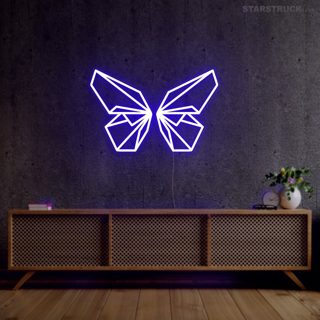 Oragami Butterfly - Neon Sign - Starstruck Leds