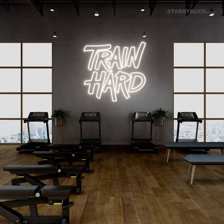 Train Hard - Neon Sign - Starstruck Leds